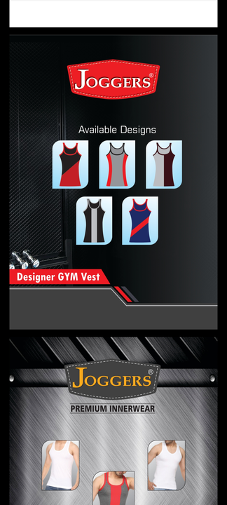 Joggers Designer Gym vest  uploaded by VISHAL TEXTILE MILLS on 11/25/2022
