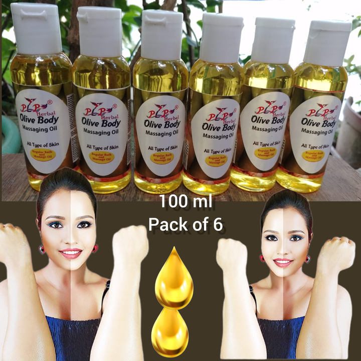 Plp herbal olive body oil 100ml pack of 6 uploaded by PLP Production and Marketing Pvt Ltd on 11/25/2022