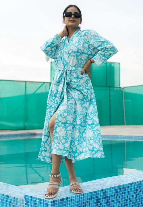Post image *Cotton hand block printed* *Bathrobe/ gown*


Fabric: CottonThe nighty's soft and smooth fabric is gentle on the skin, feeling relaxed and cool, making it very comfortable to wear. Give you comfort and peaceful sleep after a tiring dayHouse Coat, cover up, night gown several name of this beautiful printed adjustable beautiful robThere might be minor color variation between actual product and image shown on screen due to photographic lighting sources on your monitor settings or device setting and lighting used in mode.Style name: CasualSleeve type: full Hand block printed My whatsapp  number 8560962198
