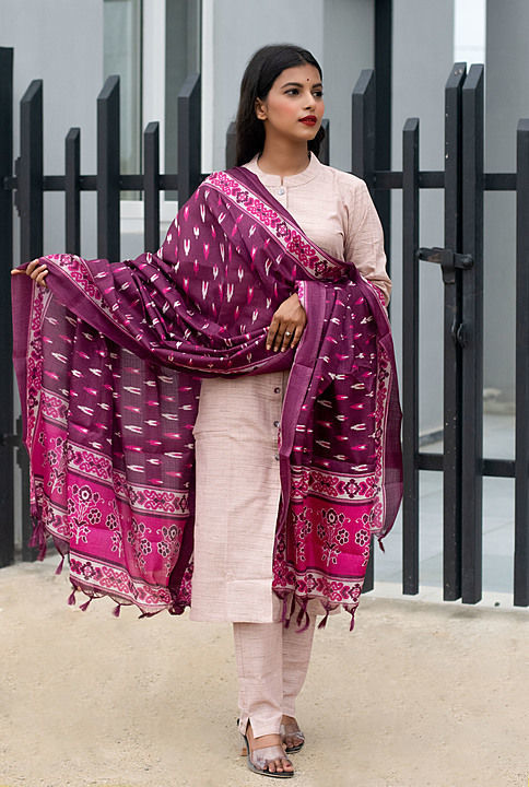 Jompers women kurta with pants and printed dupatta uploaded by Jompers on 1/24/2021