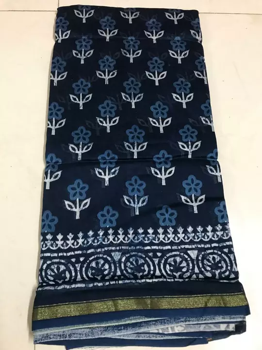 Chanderi Silk Fancy Printed Saree uploaded by business on 11/25/2022