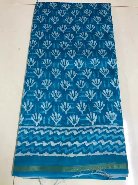 Chanderi Silk Fancy Printed Saree uploaded by business on 11/25/2022