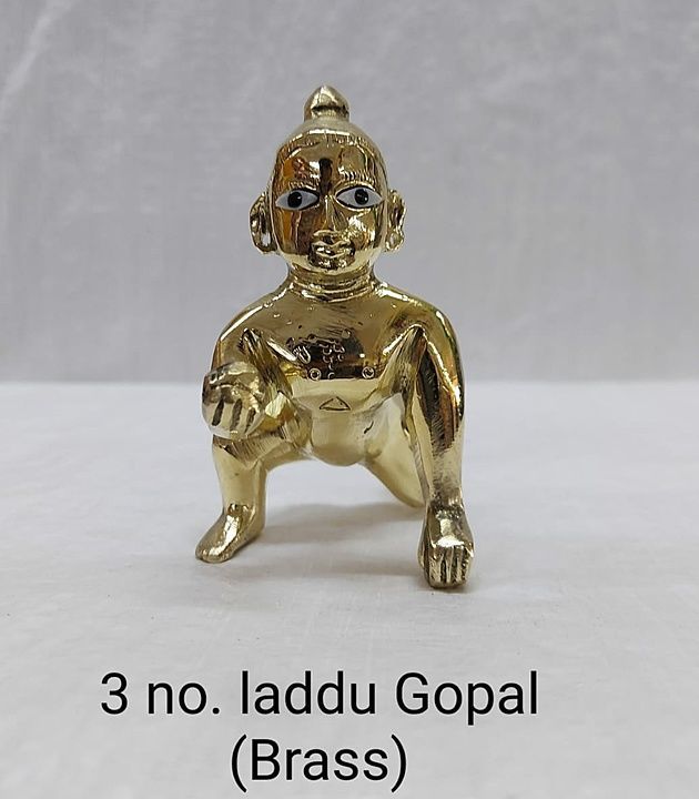 Laddu gopal brass idol uploaded by RENOWN STREET on 1/24/2021
