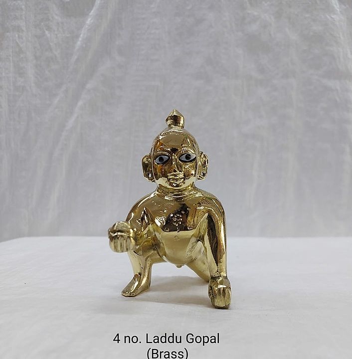 Laddu gopal brass idol uploaded by RENOWN STREET on 1/24/2021