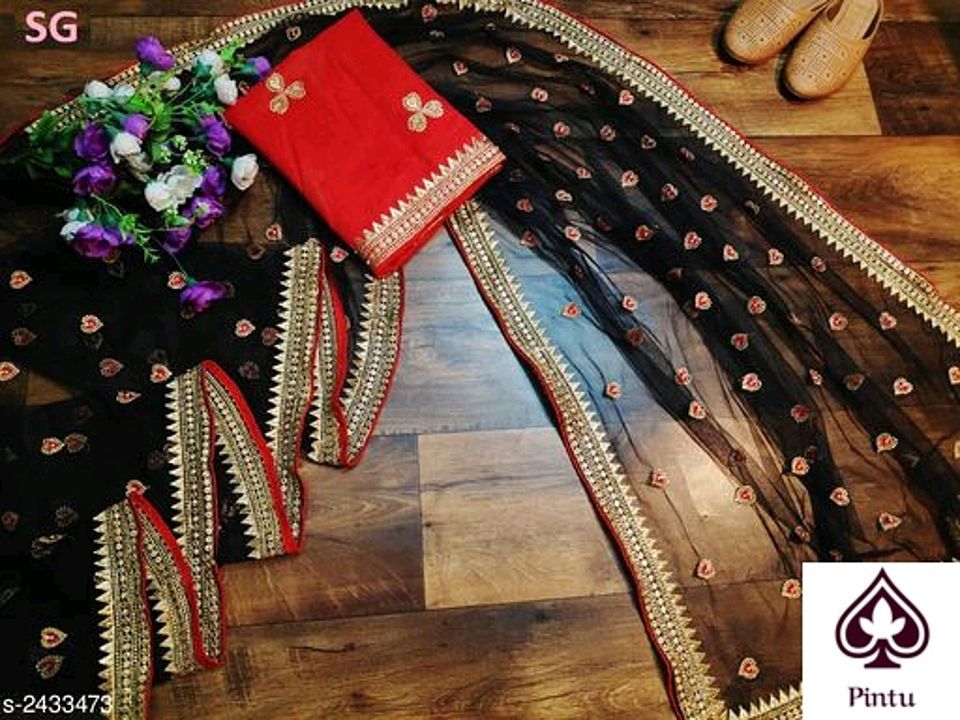 Charvi embroidery heavy net sarees uploaded by Pintu bhai on 1/24/2021