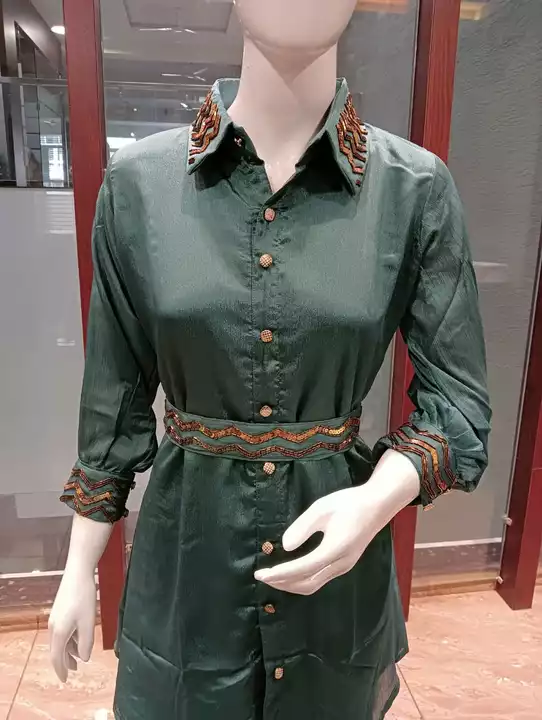 Post image I want 1-10 pieces of Indo western/ coord set at a total order value of 5000. I am looking for Design dress. Please send me price if you have this available.