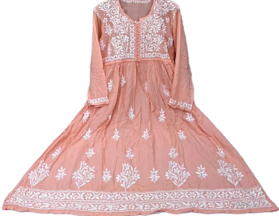 Post image Traditional Lucknowi Chikankari handcrafted Gowns