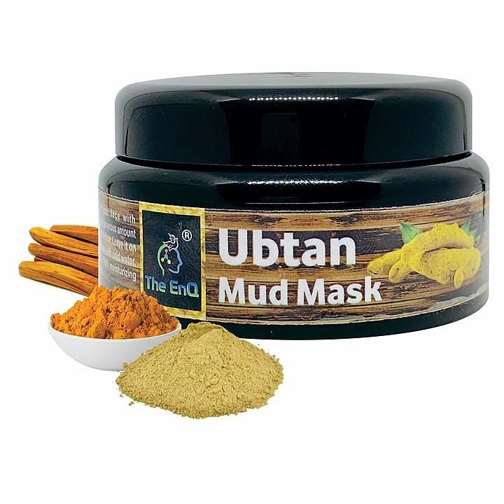 The EnQ Ubtan Mud Mask - 100 gm uploaded by Ranjurajendra Traders on 1/24/2021