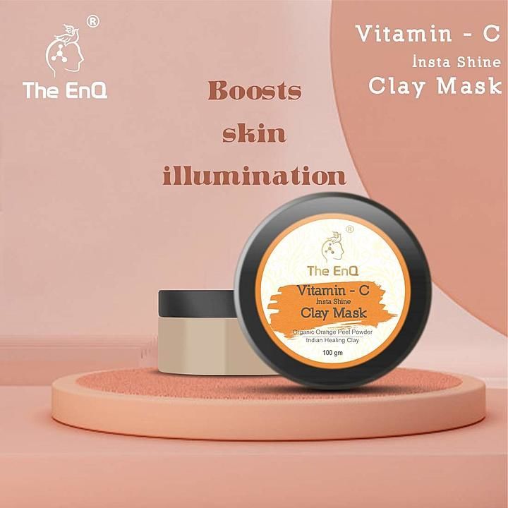 The EnQ Vitamin C Insta Clay Mask - 100 gm uploaded by Ranjurajendra Traders on 1/24/2021