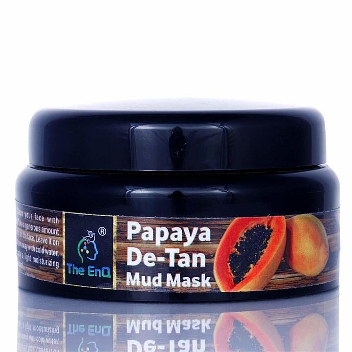 The EnQ Papaya Deta Mud Mask - 100 gm uploaded by Ranjurajendra Traders on 1/24/2021