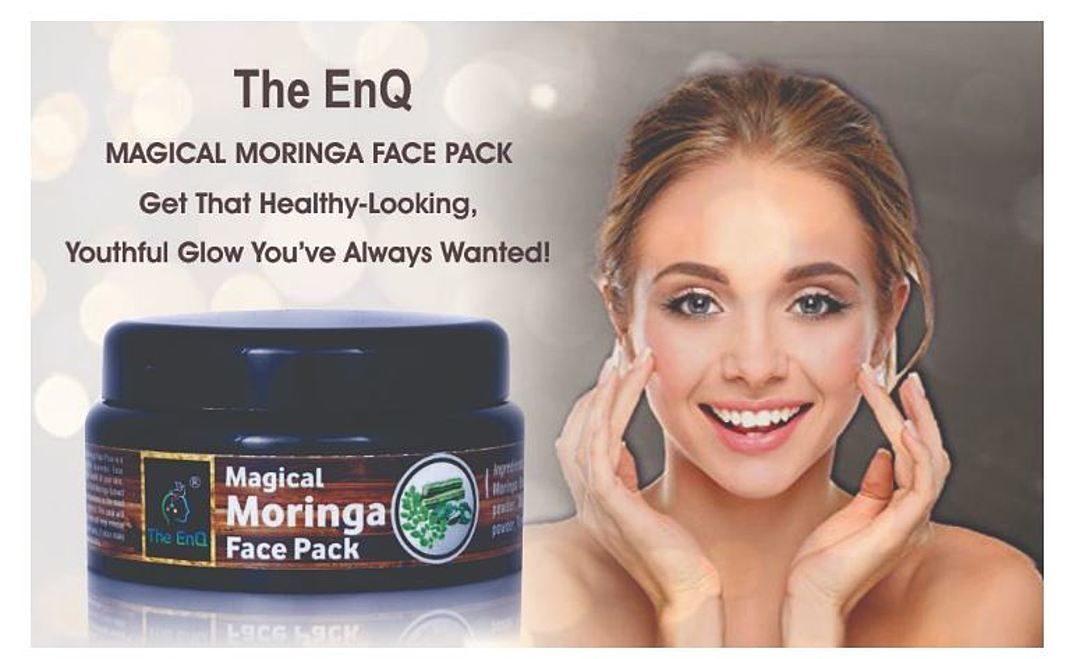 The EnQ Magical Moringa Face Pack - 100 gm uploaded by Ranjurajendra Traders on 1/24/2021
