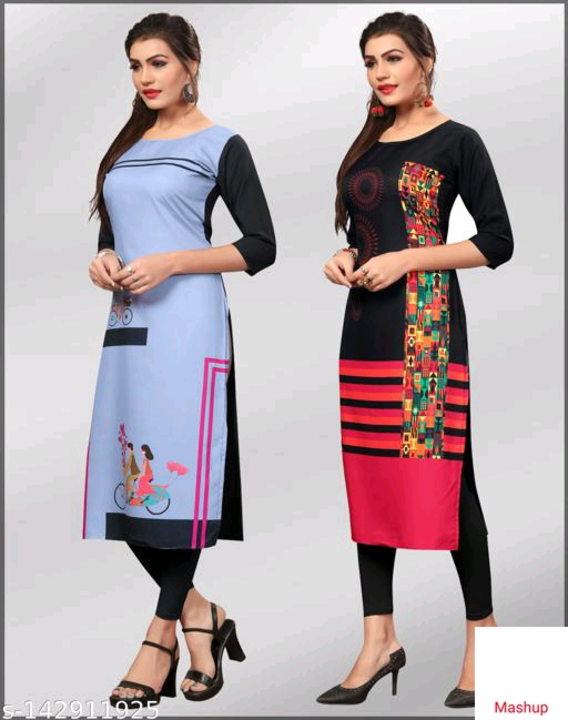 Catalog Name:*Trendy Drishya Kurtis* Fabric: Crepe Sleeve Length: Three-Quarter Sleeves Pattern: Pri uploaded by Home delivery all india on 11/26/2022