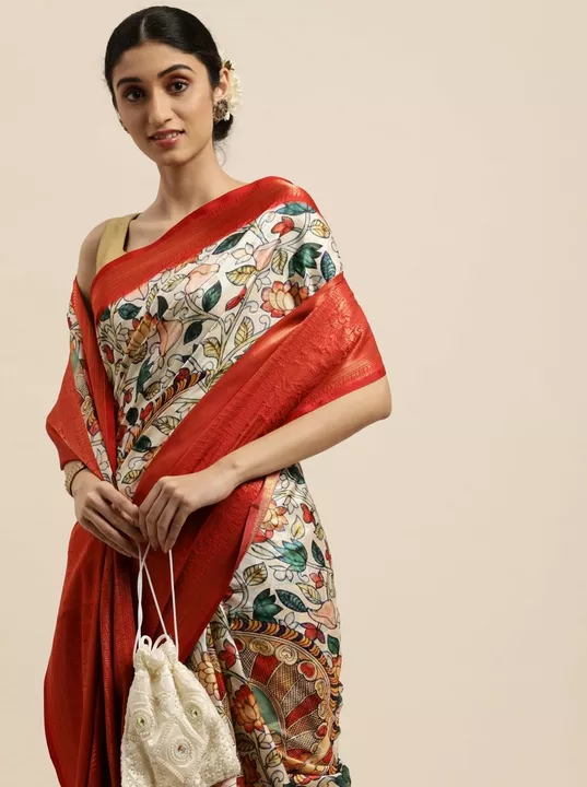 Pratibha soft banarasi silk Kalamkari  uploaded by Keya fashion on 11/26/2022