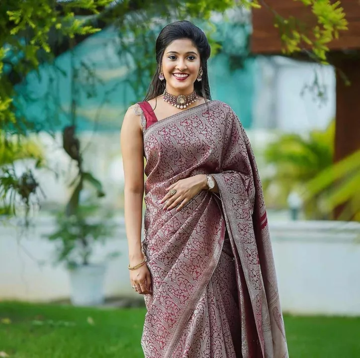 SOFT ROW SILK SAREE uploaded by business on 11/26/2022