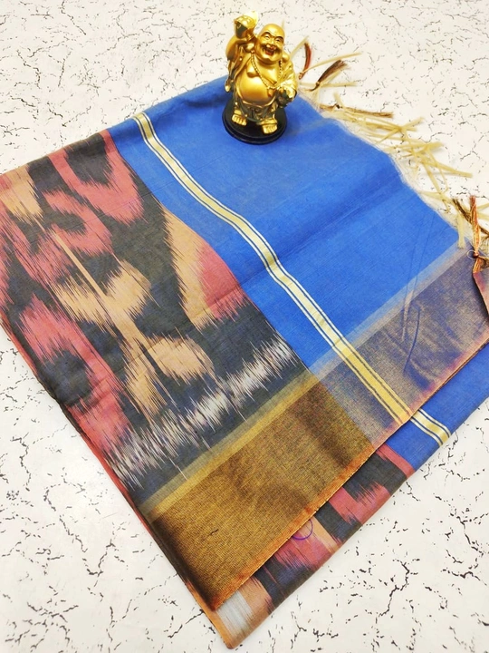 Vip collection of silk cotton poochamalli design saree collection uploaded by K.S. Fabrics on 11/26/2022