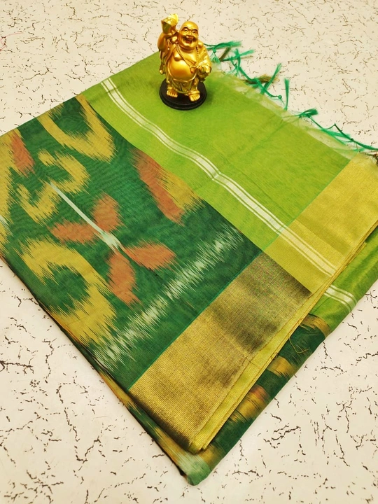 Vip collection of silk cotton poochamalli design saree collection uploaded by K.S. Fabrics on 11/26/2022