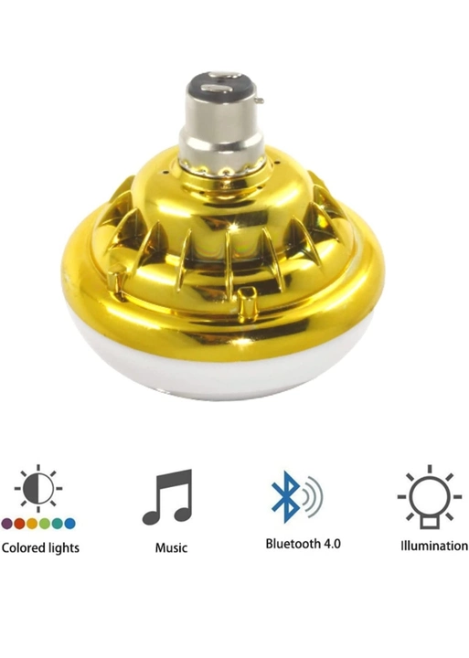 Multicolour Light LED bulb With Inbuilt Speaker  uploaded by Sai Gadgets on 11/26/2022