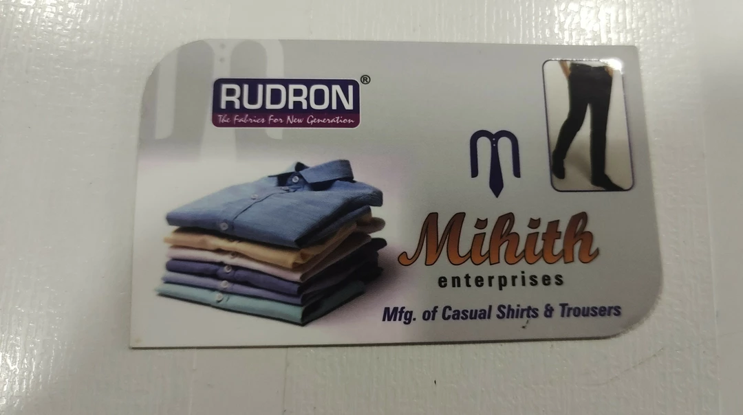 Visiting card store images of Ruddron