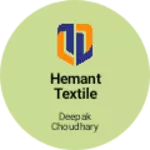 Business logo of Hemant Textile fabric