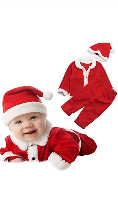 Santa Clouse Dress For Kids  uploaded by SS APPARELS on 11/26/2022
