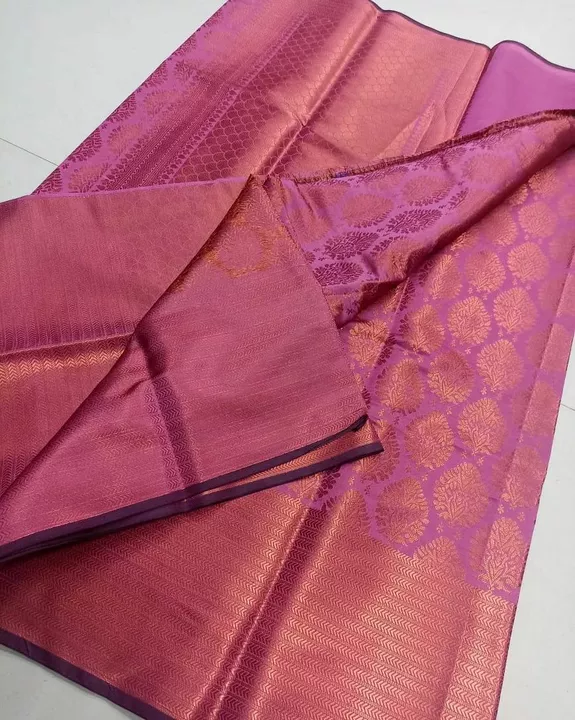 Banarasi kubera pattu copper zari silk saree  uploaded by business on 11/26/2022