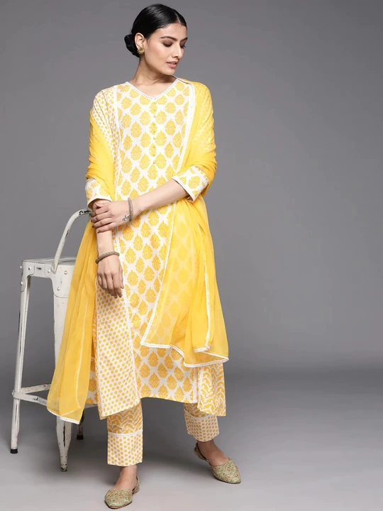 Kurti pant with dupatta set  uploaded by business on 11/26/2022