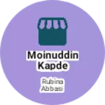 Business logo of Moinuddin kapde Wale mahavir colony bundi