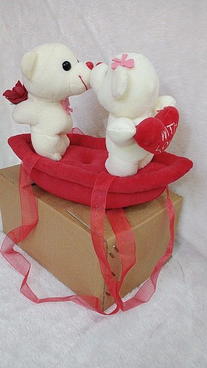 Soft push 18 CM Couple teddy bear  uploaded by Multi soft fabric India on 1/24/2021