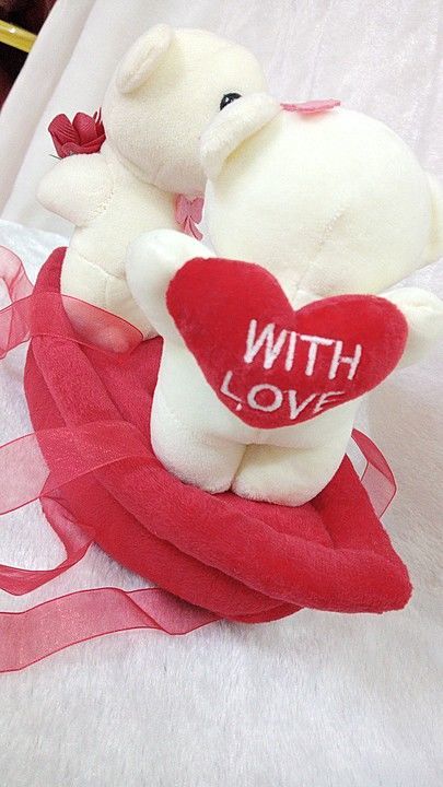 Soft push fabric 18 CM Couple teddy bear standing with 32 CM bot uploaded by Multi soft fabric India on 1/24/2021