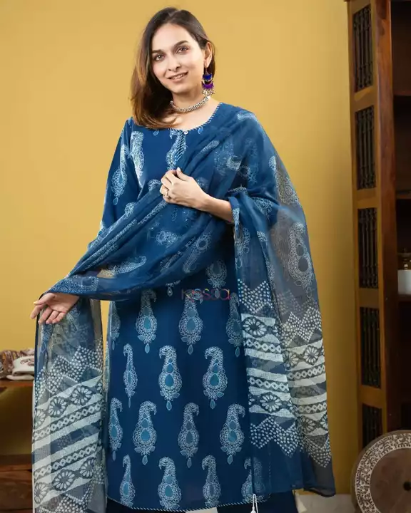 Kurta pant with dupatta set  uploaded by Shree Ram Fashion on 11/26/2022