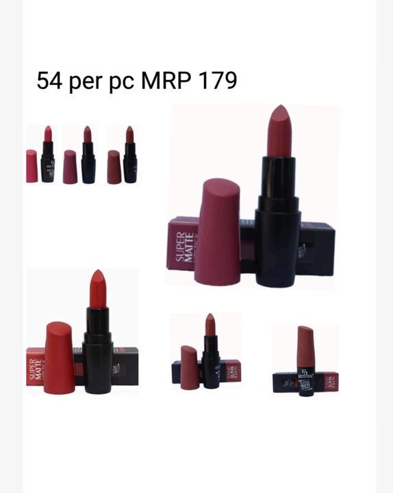 Matte lipstick  uploaded by Asha Cosmetics Wholesale on 11/26/2022