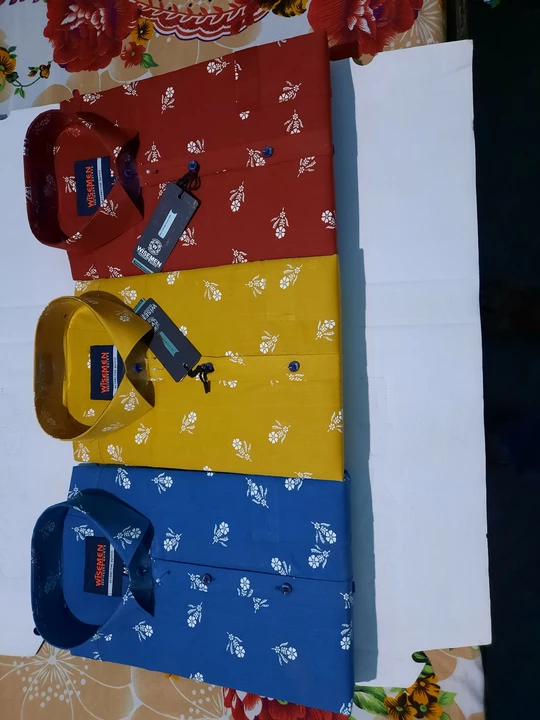 Post image Wisemen shirt 👕 cotton fabric fine stitching  and cheap and best quality...