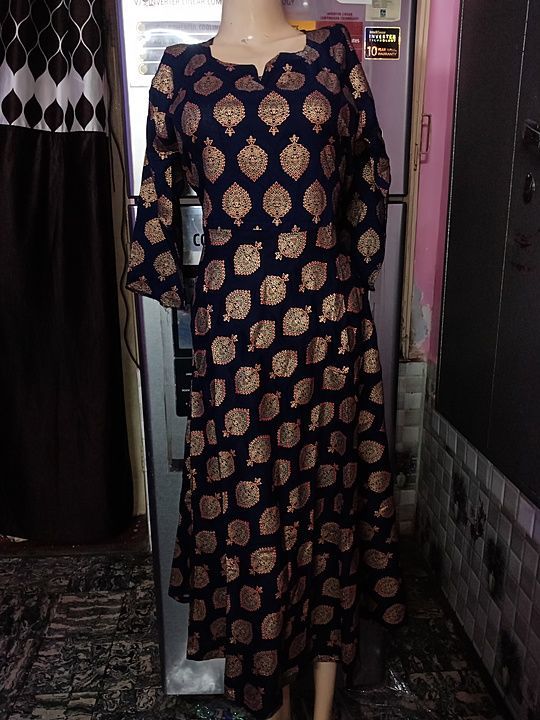 Gown style Kurtis  uploaded by business on 1/24/2021