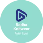 Business logo of Radha knitwear