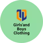 Business logo of Girls'and boys clothing Shop
