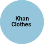 Business logo of Khan clothes