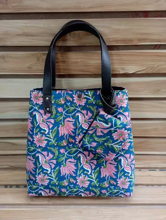 Jaipuri cotton printed bags  uploaded by Mankha exports  on 11/27/2022