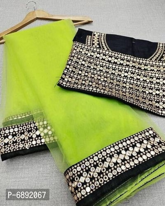 Free Bracelet! Net Mirror Work Lace Border Sarees with Blouse piece

 uploaded by Shop Online Buy now Low prices🛍️💸 on 11/27/2022