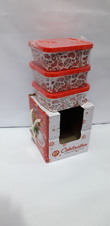 Melamine Container box set of 3 pics uploaded by business on 1/25/2021