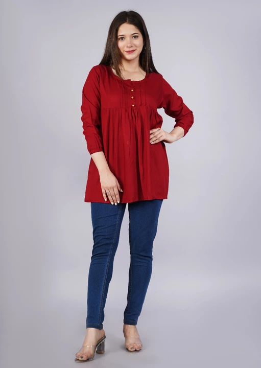 Post image trending tunic tops for casual wear at lowest price