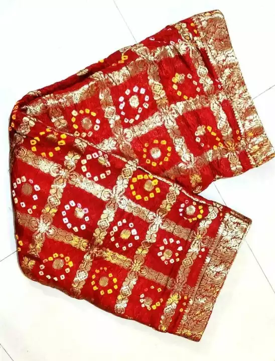 Gharchola bhandhani saree  uploaded by M.d. bandhej on 11/27/2022