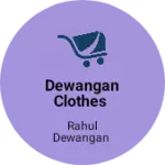 Business logo of dewangan clothes
