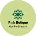 Business logo of Pink botique