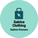 Business logo of Sabina clothing