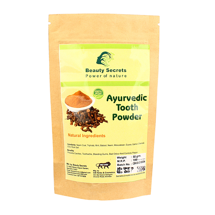 Ayurvedic Tooth Powder uploaded by Beauty Secrets on 1/25/2021