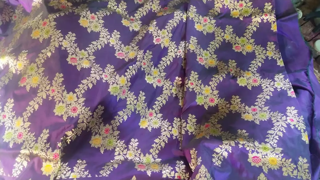 Pure banarasi handloom kataan silk saree uploaded by business on 11/27/2022