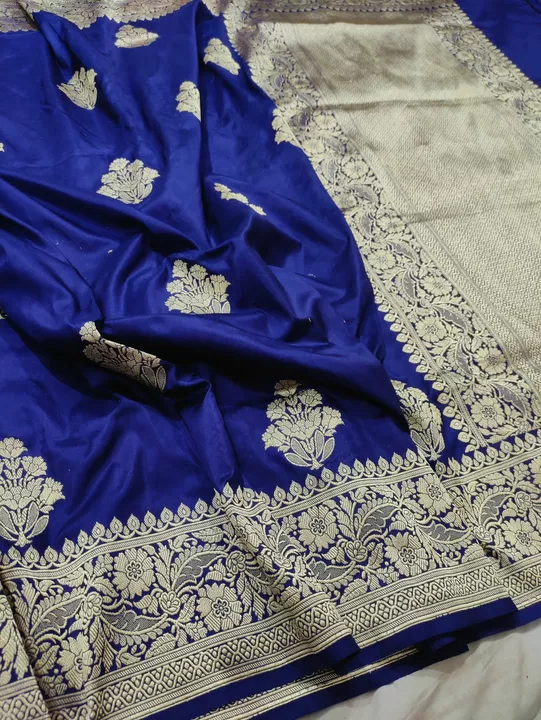 Pure banarasi handloom kataan silk saree uploaded by business on 11/27/2022