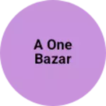 Business logo of A one bazar