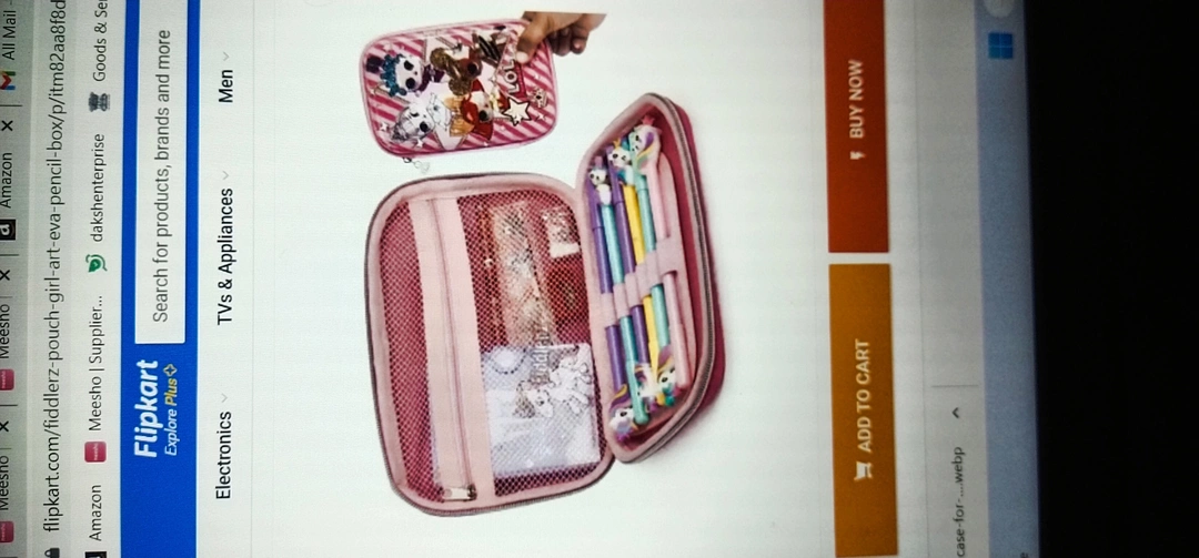 Post image I want 11-50 pieces of Girls pencil box  at a total order value of 1000. Please send me price if you have this available.