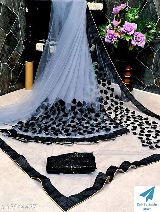 Catalog Name:*Jivika Fashionable Sarees*
Saree Fabric: Net uploaded by Sab se sasta mart on 1/25/2021